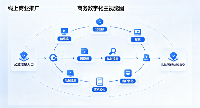 娄烦县线上商业推广怎么做？全域流量闭环搭建与低成本转化实战指南
